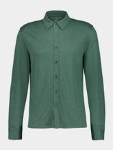 Majestic Filatures Agave Green Long-Sleeve Linen Shirt