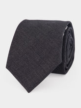 Brunello Cucinelli Anthracite Virgin Wool Tie