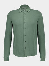 Majestic Filatures Tuscan Green Organic Cotton Artisanal Dyeing Herman Shirt