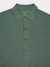 Majestic Filatures Tuscan Green Organic Cotton Artisanal Dyeing Herman Shirt