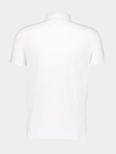White Organic Cotton Short-Sleeved Polo
