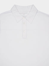 Majestic Filatures White Organic Cotton Short-Sleeved Polo
