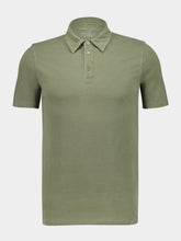 Majestic Filatures Army Green Organic Cotton Short-Sleeve Polo