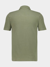 Majestic Filatures Army Green Organic Cotton Short-Sleeve Polo
