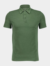 Majestic Filatures Tuscan Green Organic Cotton Short-Sleeved Polo