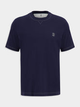 Brunello Cucinelli Cobalt Blue Cotton Sport T-Shirt