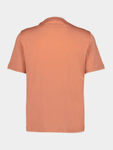Brunello Cucinelli Apricot Cotton Faux-Layered Crew Neck T-Shirt