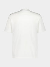 Brunello Cucinelli White Cotton Crew-Neck T-Shirt with Logo