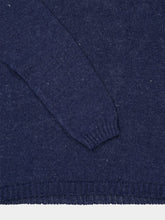 Piacenza 1733 Navy Blue Linen and Cotton Knit Pullover