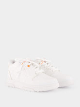 Off-White White and Orange Out of Office Molded Sneakers