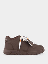 Off-White Brown and Orange Out of Office Molded Sneakers