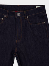 Brunello Cucinelli Dark Denim Iconic Fit Five-Pocket Jeans