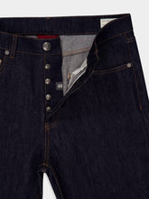Brunello Cucinelli Dark Denim Iconic Fit Five-Pocket Jeans