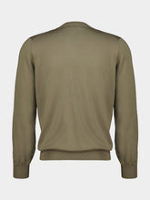 Brunello Cucinelli Mud and Pebble Wool Cashmere Sweater