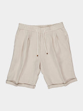 Brunello Cucinelli Jute Linen Gabardine Bermuda Shorts