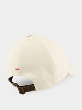Brunello Cucinelli White Cotton Gabardine Baseball Cap