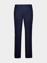Piacenza 1733 Navy Blue Linen Pants