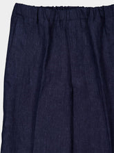 Piacenza 1733 Navy Blue Linen Pants
