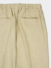 Piacenza 1733 Beige Linen Straight-Leg Trousers