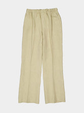 Piacenza 1733 Beige Linen Straight-Leg Trousers