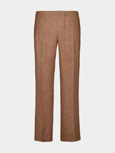 Piacenza 1733 Light Brown Linen Pants