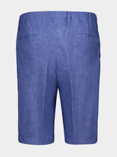 Piacenza 1733 Light Denim Linen Bermuda Shorts