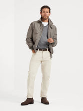 Brunello Cucinelli Cream Garment-Dyed Lightweight Denim Five-Pocket Trousers