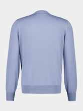 Brunello Cucinelli Light Blue Lightweight Cotton Sweater