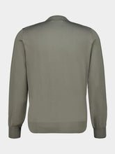 Brunello Cucinelli Khaki Lightweight Cotton Sweater