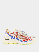 Off-White Royal Blue and Red Be Right Back Sneakers