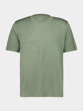 Khaki Green T-Shirt with Round Neck