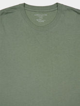 Majestic Filatures Khaki Green T-Shirt with Round Neck