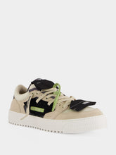 Off-White Dark Grey and Oat Low Top 3.0 Sneakers