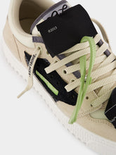 Off-White Dark Grey and Oat Low Top 3.0 Sneakers