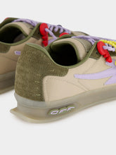 Off-White Brown and Lavender End Of Play Sneakers