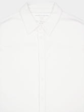 Majestic Filatures White Organic Cotton Linen Long-Sleeved Shirt