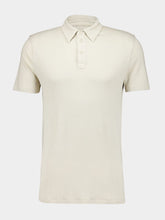 Majestic Filatures Pearl Linen Stretch Short-Sleeved Polo Shirt