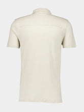 Majestic Filatures Pearl Linen Stretch Short-Sleeved Polo Shirt