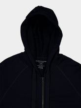 Majestic Filatures Marine Organic Cotton Zipped Hooded Sweatshirt