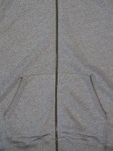 Majestic Filatures Grey Organic Cotton Zipped Hooded Sweatshirt