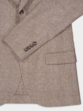 Brunello Cucinelli Brown Silk Wool and Cashmere Flecked Suit