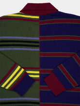 Paula Magdalene Multicolour Striped Embroidered Knitted Top