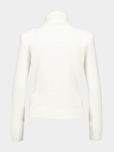 Off-White Cashmere Turtleneck Top