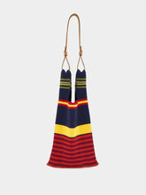 Paula Malachite Multistripe Knitted Bag