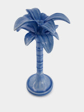 Les Ottomans Art de la Table Grand Blue Candle Holder