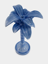 Les Ottomans Art de la Table Grand Blue Candle Holder