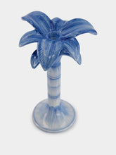 Les Ottomans Art de la Table Medium Blue Candle Holder