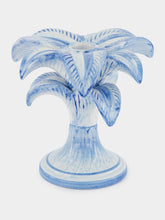 Les Ottomans Art de la Table Petit Blue Candle Holder