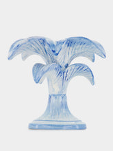 Les Ottomans Art de la Table Petit Blue Candle Holder