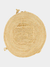 Natalia Brilli Natural Handcrafted Marea Raffia Plate with Lobster